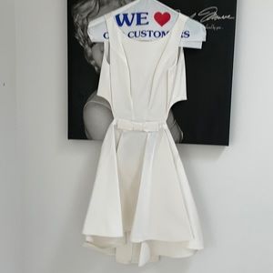 Guess by Marciano white fit n flare dress size 0